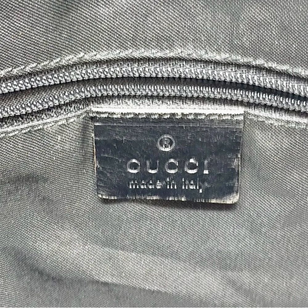 Auth Gucci Black Guccisima Suede Shoulder Bag - Picture 15 of 16